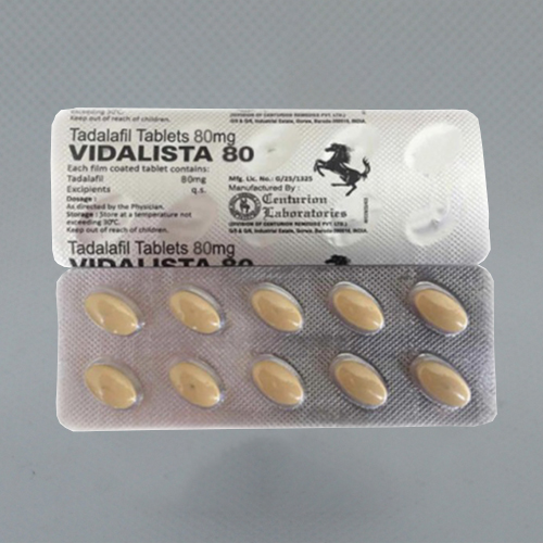 Alternative view of Vidalista - Tadalafil 80 mg