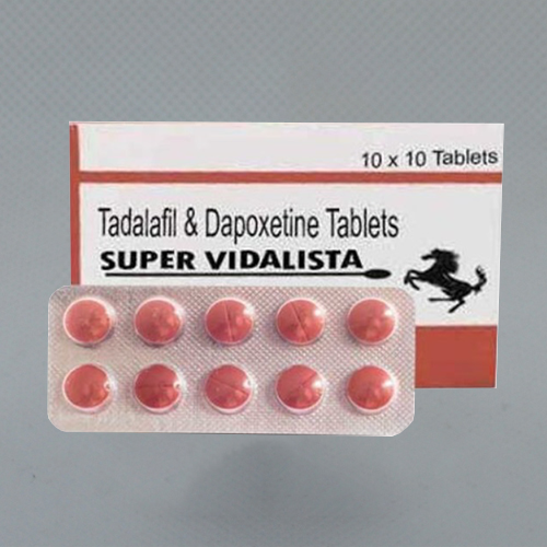 Alternative view of Super Vidalista - Tadalafil 20 mg + Dapoxetine 60 mg