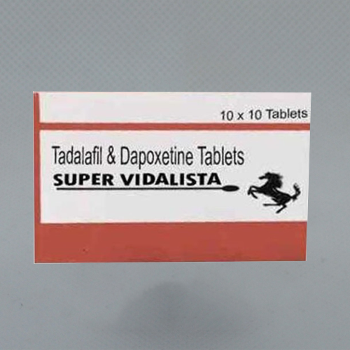 Super Vidalista - Tadalafil 20 mg + Dapoxetine 60 mg