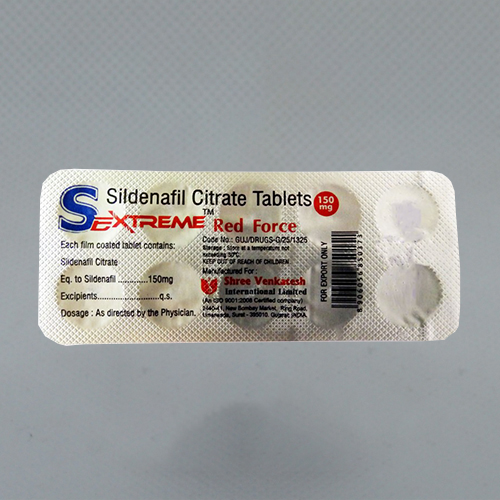 Alternative view of Sextreme Power Red - Sildenafil 150 mg