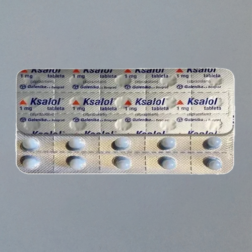 Alternative view of Xanax 1 mg – Alprazolam