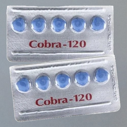 Alternative view of Cobra Blue -  Sildenafil 120 mg