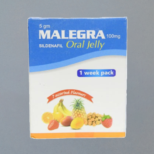 Alternative view of Malegra - Sildenafil Zselé 100 mg