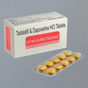 Extra super Tadarise (40mg Tadalafin + 60mg Dapoxetine)