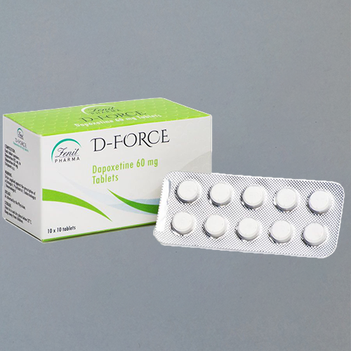 Alternative view of D-Force - Dapoxetine 60 mg