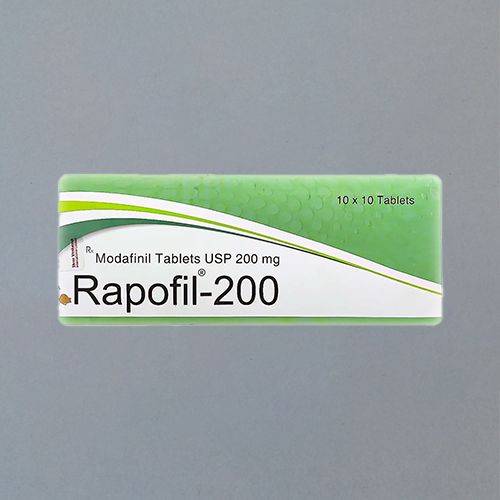 Alternative view of Rapofil – Modafinil 200 mg (Intelligens gyógyszer)
