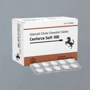 Cenforce Soft Sildenafil 100mg Rágótabletta